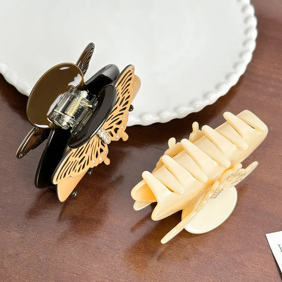 Dove Fashionable Acetate Butterfly Hair Clip Versatile Half Updo Shark Clamp Hair Accessories Women's Stylish Hair Decorations