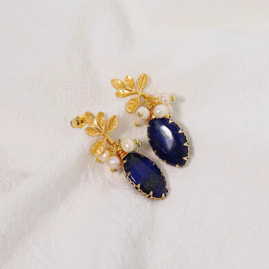 Live broadcast  natural pearl earrings high-grade earrings s925 silver needle women's design natural freshwater real pearl