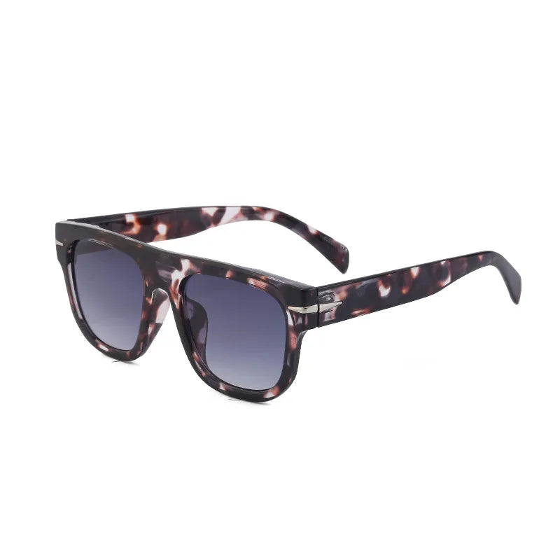 men's fashion geometric pc square sunglasses