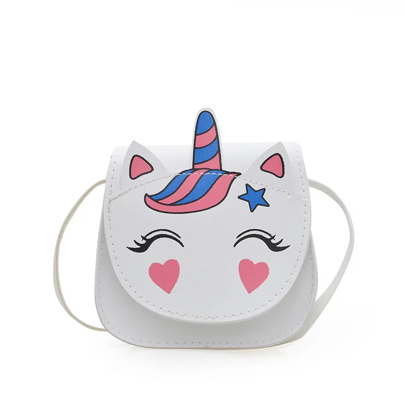 New Children's Small Bag Cartoon Cute  Girl's Shoulder Crossbody Bag Fashion All-match Accessories Coin Purse