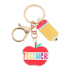 1 Piece Cute Book Letter pencil Acrylic Teachers' Day Unisex Lobster Trigger Clasp Closure Keychain