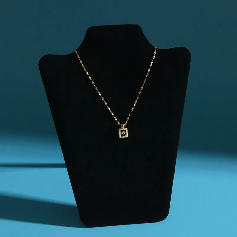 Velvet Jewelry Necklace Model Stand Display Board Prop Portrait Exhibitor Luxury Feel Patchwork Silk Velvet Fiber Board