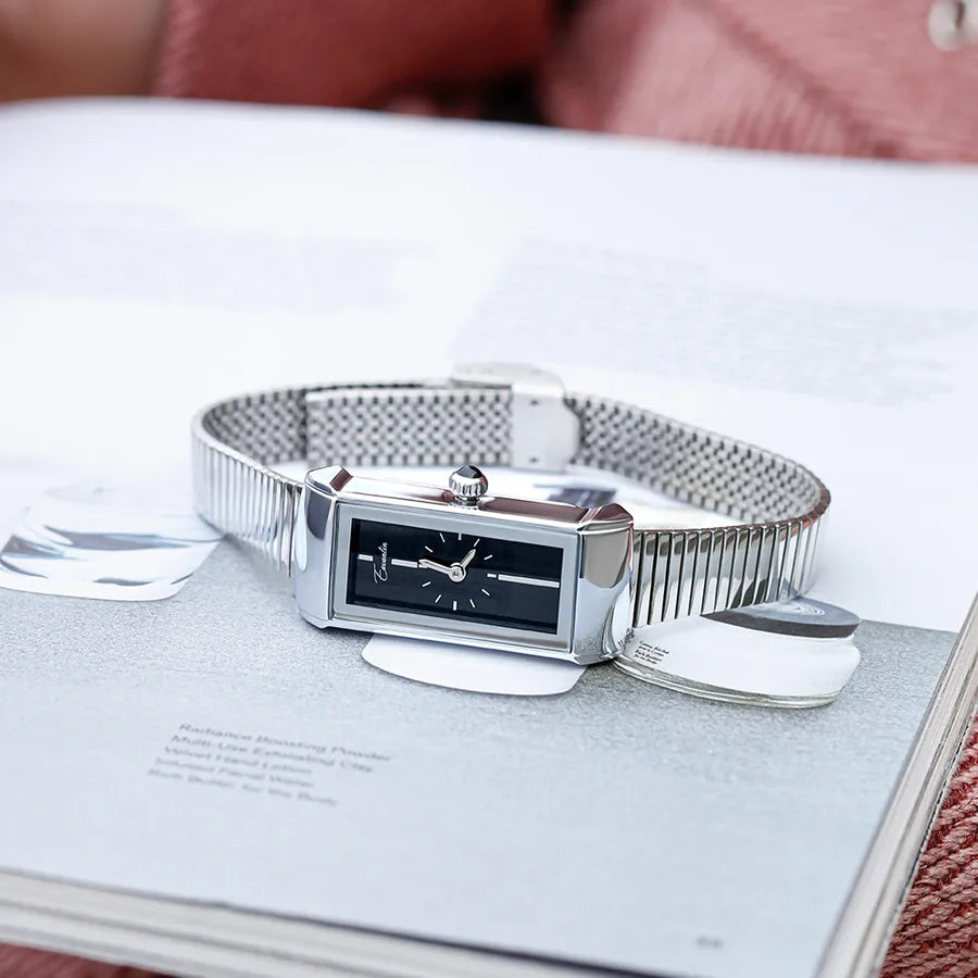Casual Solid Color Horseshoe Buckle Quartz Women's Watches