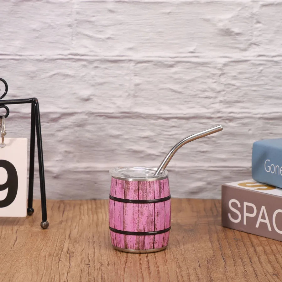 Casual Cute Stripe Solid Color 201 Stainless Steel 304 Stainless Steel Wine Glass Water Bottles 1 Piece