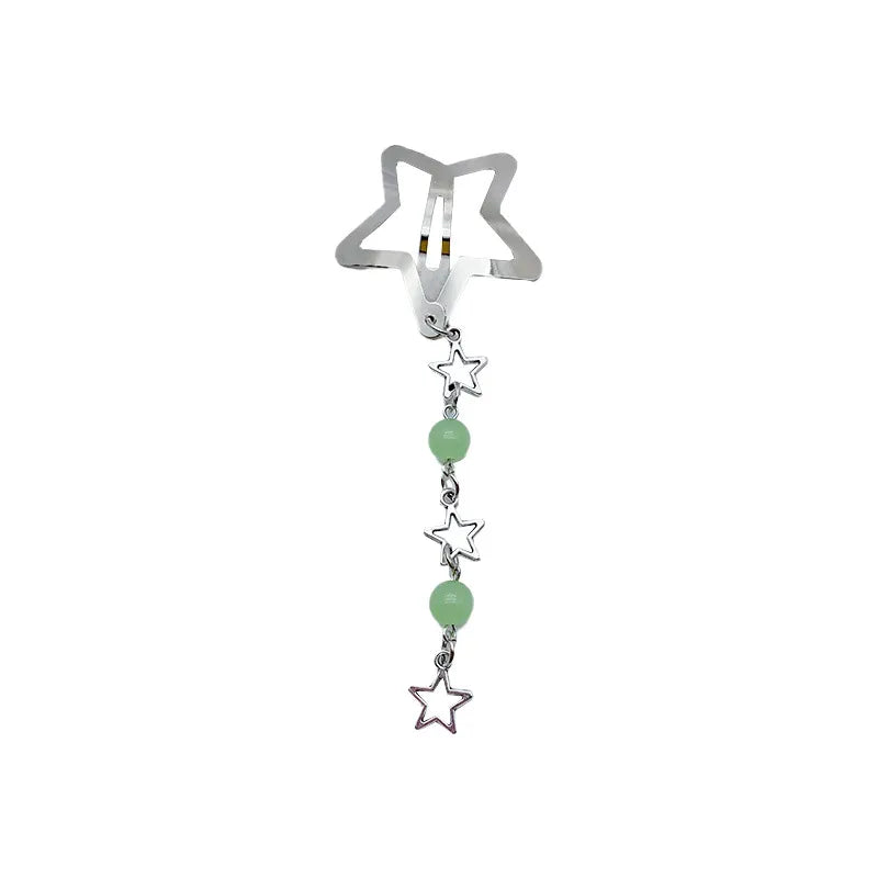 IG Style Y2K Women's Star Alloy Charm Hair Clips
