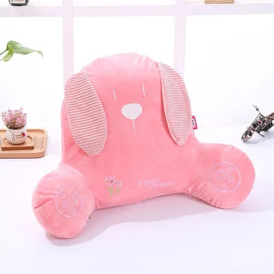 Cute Cartoon Lumbar Support Pillow Office Chair Backrest Pad Car Seat Cushion Pregnant Women Waist Pillow