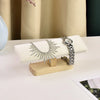 1 Piece Pu Leather solid wood Flannel Modern Style Simple Style Solid Color Jewelry Display Jewelry Rack