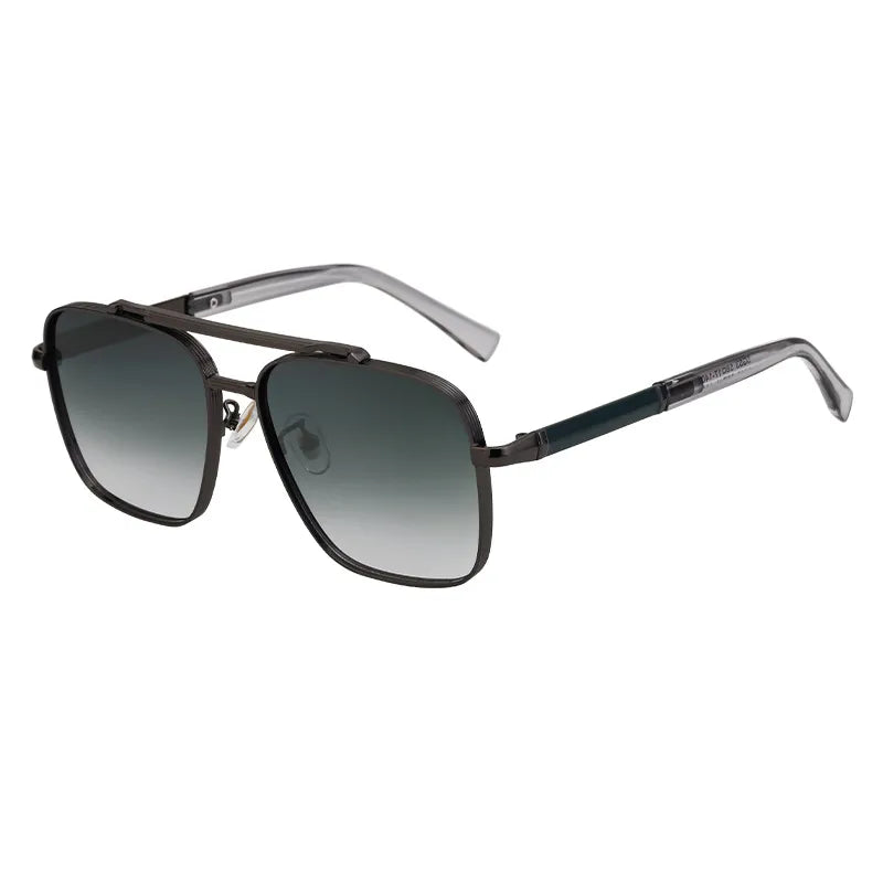 Retro Classic Style Square Pc Square Full Frame Men's Sunglasses