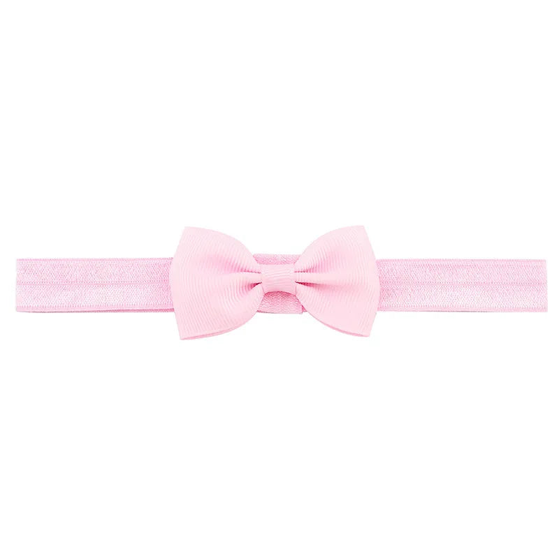 Explosive New Hairband Simple  Kidsren's Multi-color Optional Bow Rib Single Knot Headband  Hot Sale