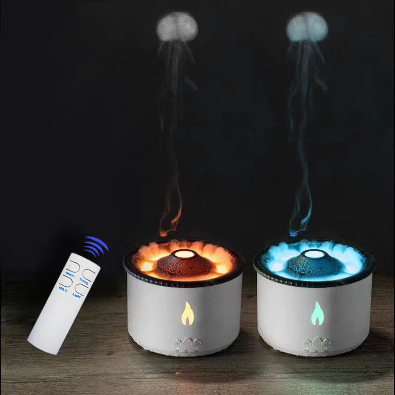 simulation flame aromatherapy machine humidifier household essential oil fragrance machine fragrance expander wholesale