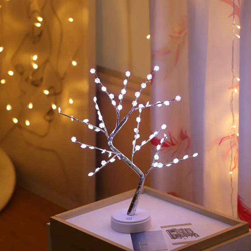 Christmas Retro Simple Style Star Tree Plastic Indoor Party Lightings