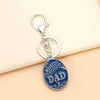Romantic Letter Alloy Father'S Day Men's Keychain