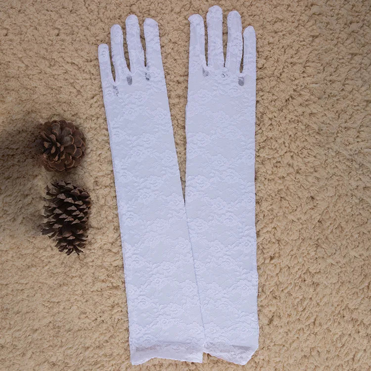 Women's Elegant Lady Lace Gloves