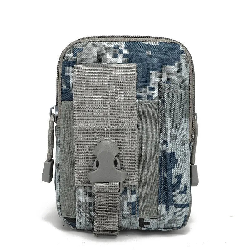 Unisex Simple Style Camouflage Nylon Waist Bags