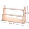 Solid Wood Bracelet Chain Display Stand Stall Selling Wristband Earring Storage Organizer Buddha Beads Necklace Showcase