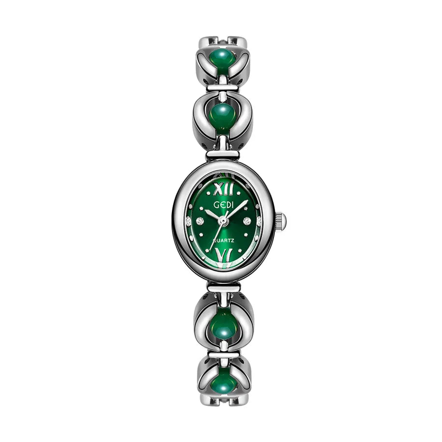 Vacation Classic Style Solid Color Jewelry Buckle Quartz Watch