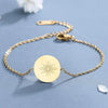 Vintage Style Simple Style Roman Style Roman Numeral 304 Stainless Steel Cuban Link Chain Curb Chain Bracelets Bangle In Bulk