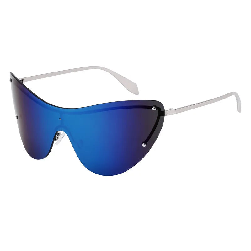 Vacation Solid Color Pc Square Frameless Men's Sunglasses
