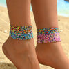 Wholesale Jewelry Modern Style Simple Style Round Seed Bead Anklet