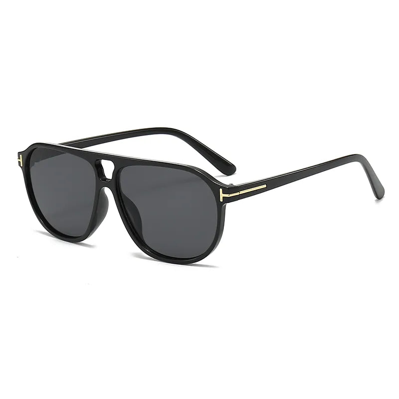 IG Style Retro Streetwear Solid Color Pc Square Full Frame Men's Sunglasses