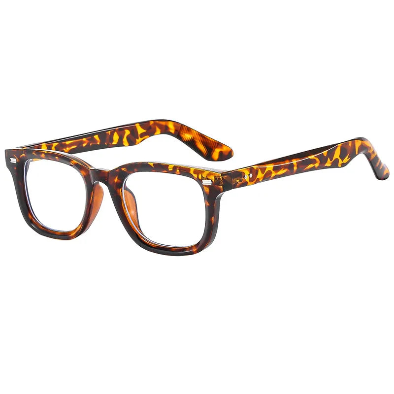Streetwear Geometric Ac Square Full Frame Glasses