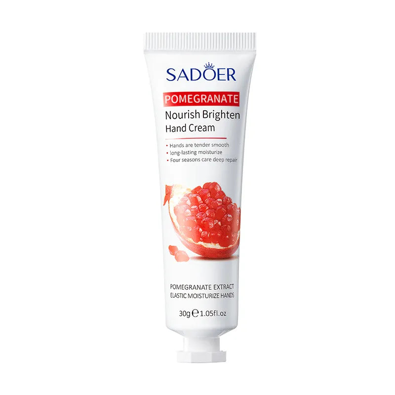 All English packaging SADOER red pomegranate fresh beauty six-piece moisturizing facial skin care series