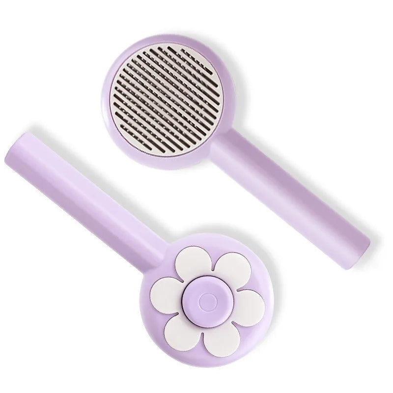 basic stainless steel plastic solid color pet accessories