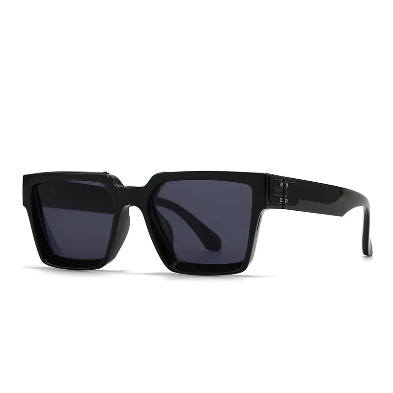 Basic Simple Style Solid Color Pc Square Full Frame Women's Sunglasses