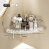 Bathroom suction cup triangle storage rack punch-free wall-mounted shelf bathroom toilet washstand corner storage rack