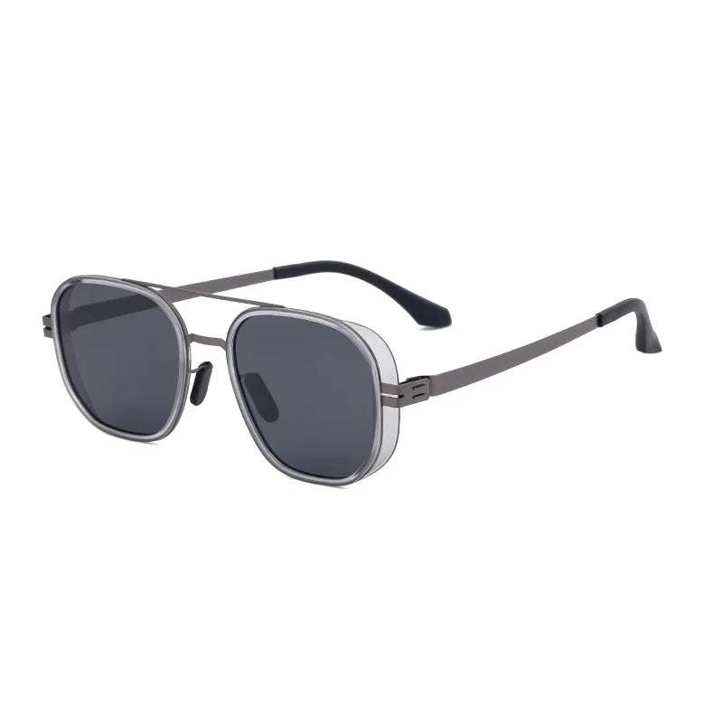 Streetwear Geometric Tac Oval Frame Full Frame Men's Sunglasses