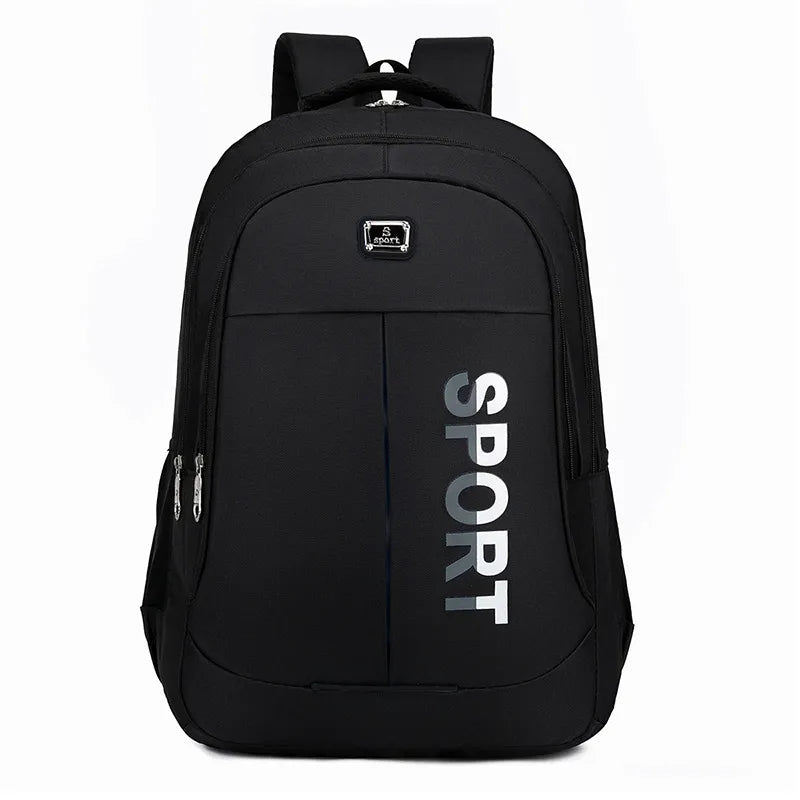 Backpack Men's New Large Capacity Oxford Cloth Backpack High School College Student Schoolbag Casual Simple Computer Bag