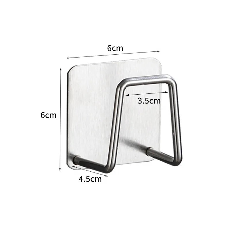 Simple Style Solid Color 201 Stainless Steel 304 Stainless Steel Kitchen Racks