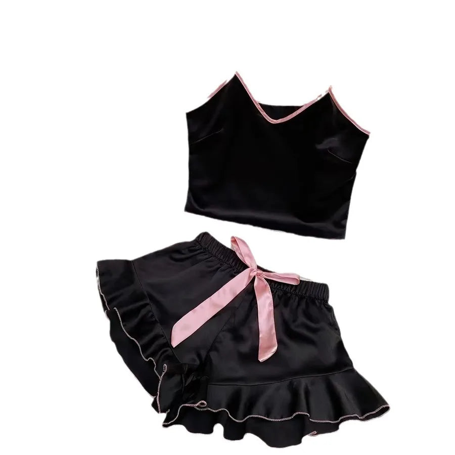 Pure Desire  Style Sexy Lingerie Set Women's Fun Sleepwear Three-Point Net Shirt Women's Underwear