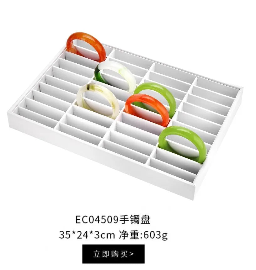 1 Piece PU Casual Simple Style Color Block Solid Color Jewelry Display Jewelry Rack