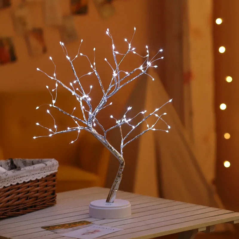 Christmas Retro Simple Style Star Tree Plastic Indoor Party Lightings
