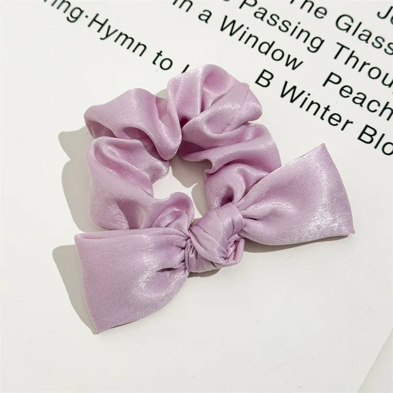 Elegant Lady Simple Style Women's Solid Color Cloth Hair Tie