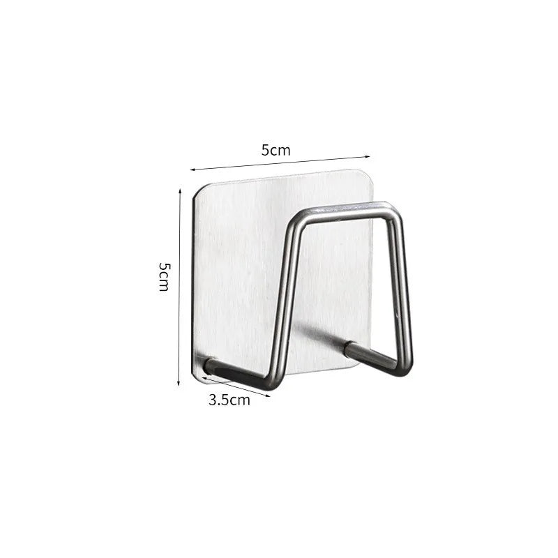 Simple Style Solid Color 201 Stainless Steel 304 Stainless Steel Kitchen Racks