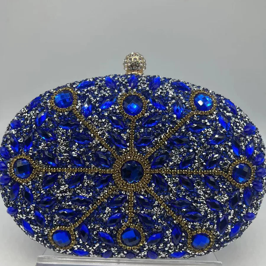 Sunflower Diamond-encrusted Dinner Bag Fashion Banquet Women's Clutch Bag Personality Dress Evening Bag
