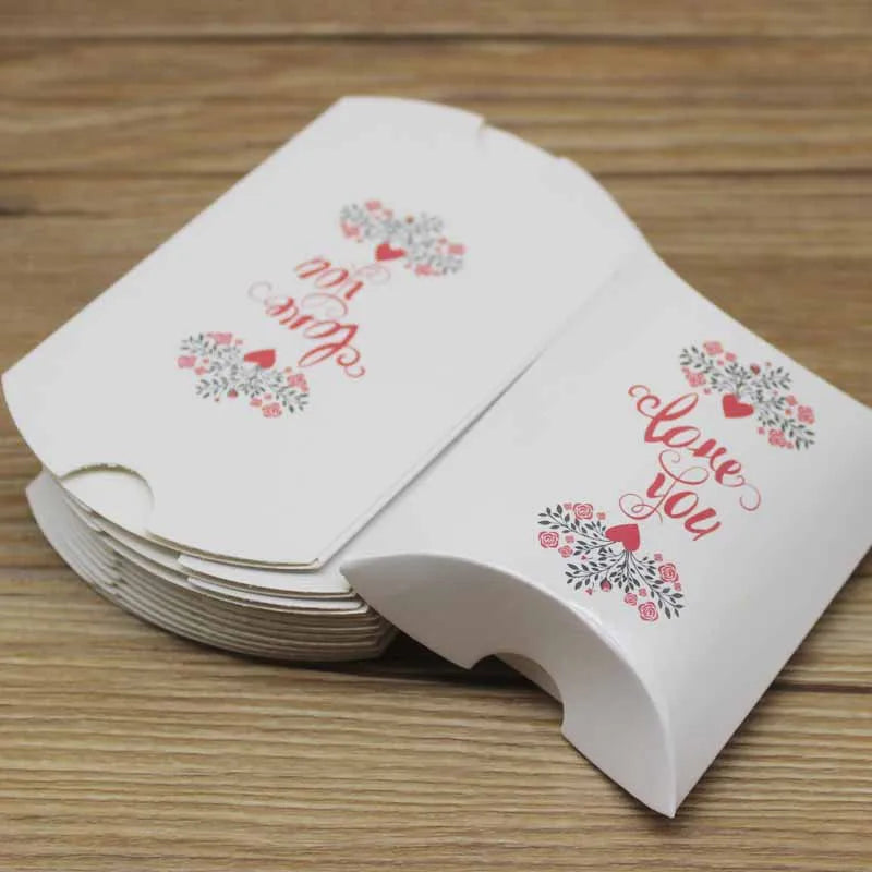 Multicolor Handmade Christmas Gift Box Wedding Candy Swan Packaging Box Floral Design Jewelry Present Container