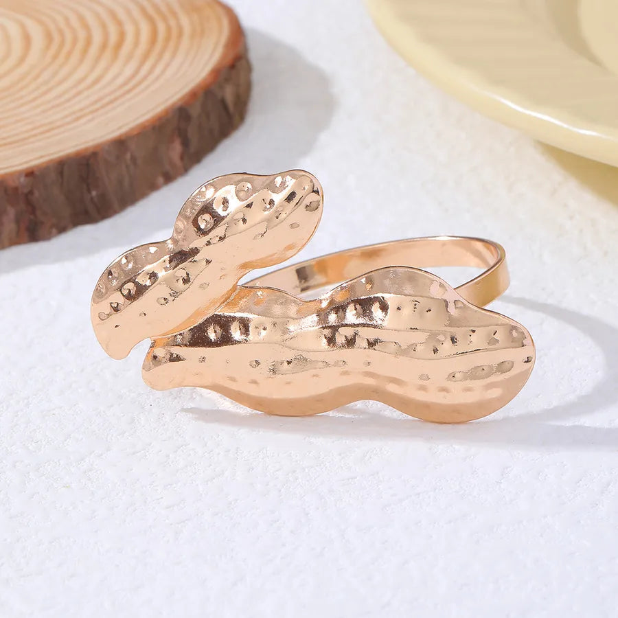 Cute Pastoral Corn Eggplant Vegetable Alloy Napkin ring 1 Piece