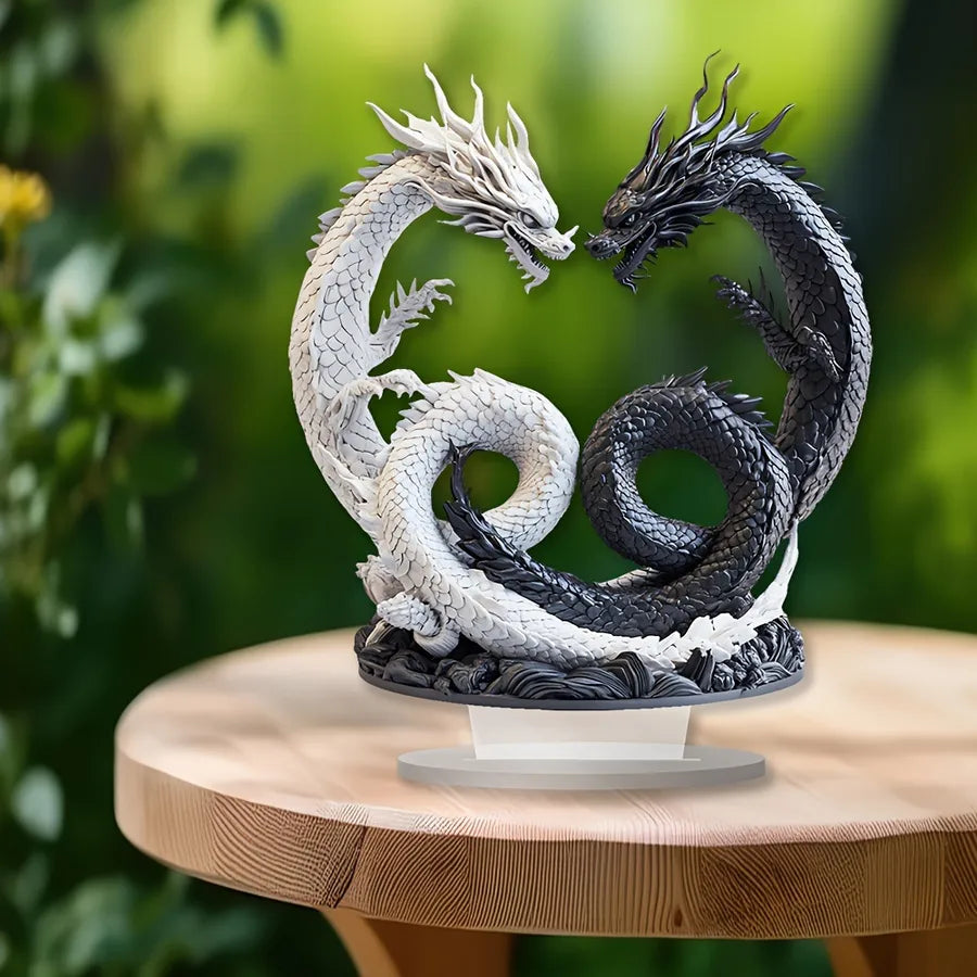 Sweet Dragon Arylic Ornaments Artificial Decorations