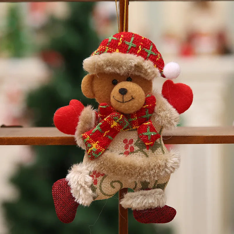 Christmas Santa Claus Snowman Party Hanging Ornaments