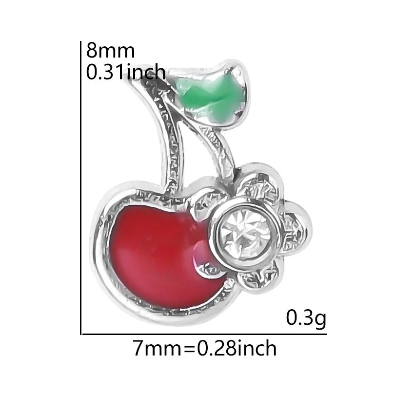 20 PCS/Package Alloy Color Block Pendant