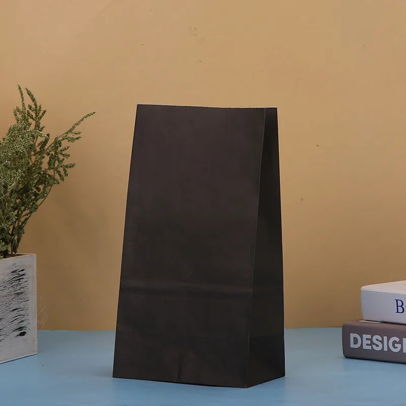 fashion solid color paper festival gift bags