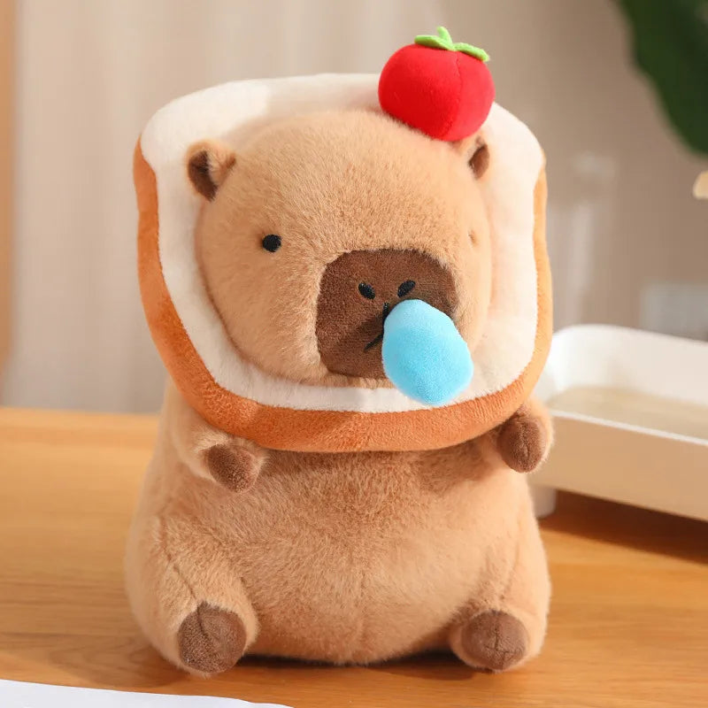 Trendy Capybara Plush Toy Cute Birthday Gift Children's Stuffed Animal Doll Transforming Plushie PP Cotton Material