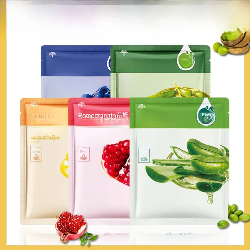 Poquan Ya Cucumber Centella Asiatica Moisturizing Mask Moisturizing Gentle Moisturizing Aloe Vera Mask  Mask Skin Care