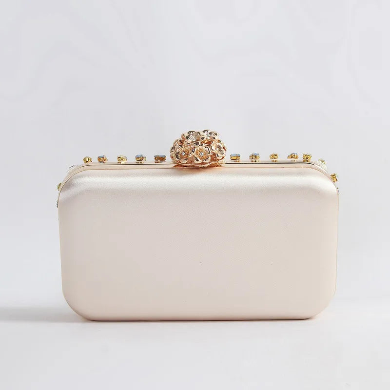 Polyester Geometric Square Evening Bags