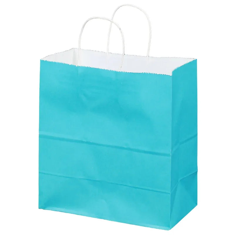 Kraft paper tote bag spot wholesale takeaway milk tea packing bag clothing gift packaging bag paper bag can be printed logo
