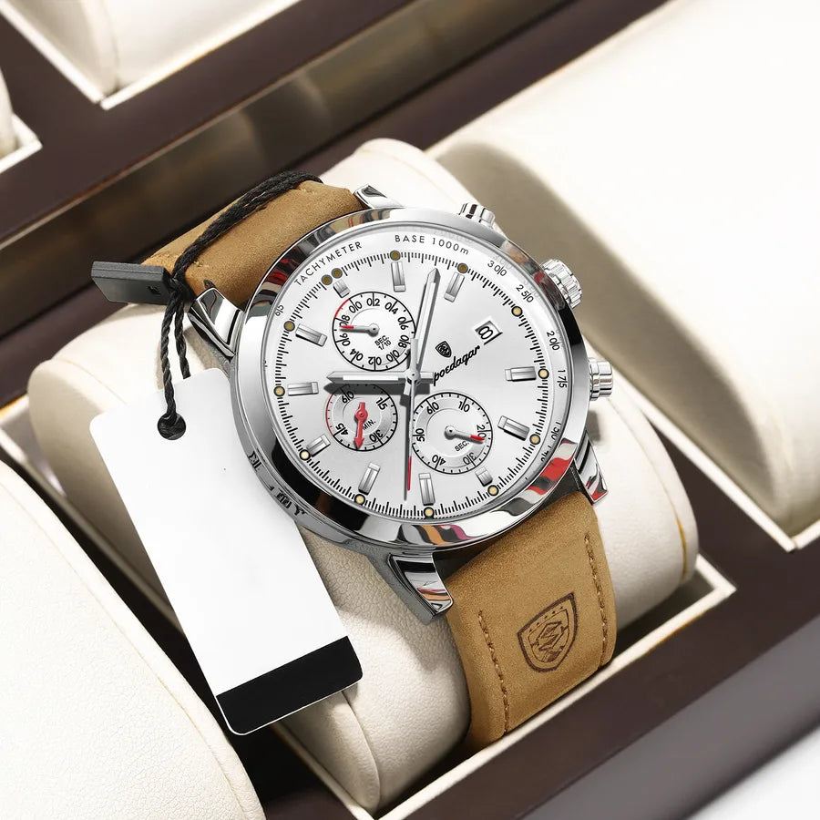 sports geometric buckle quartz men's watches
