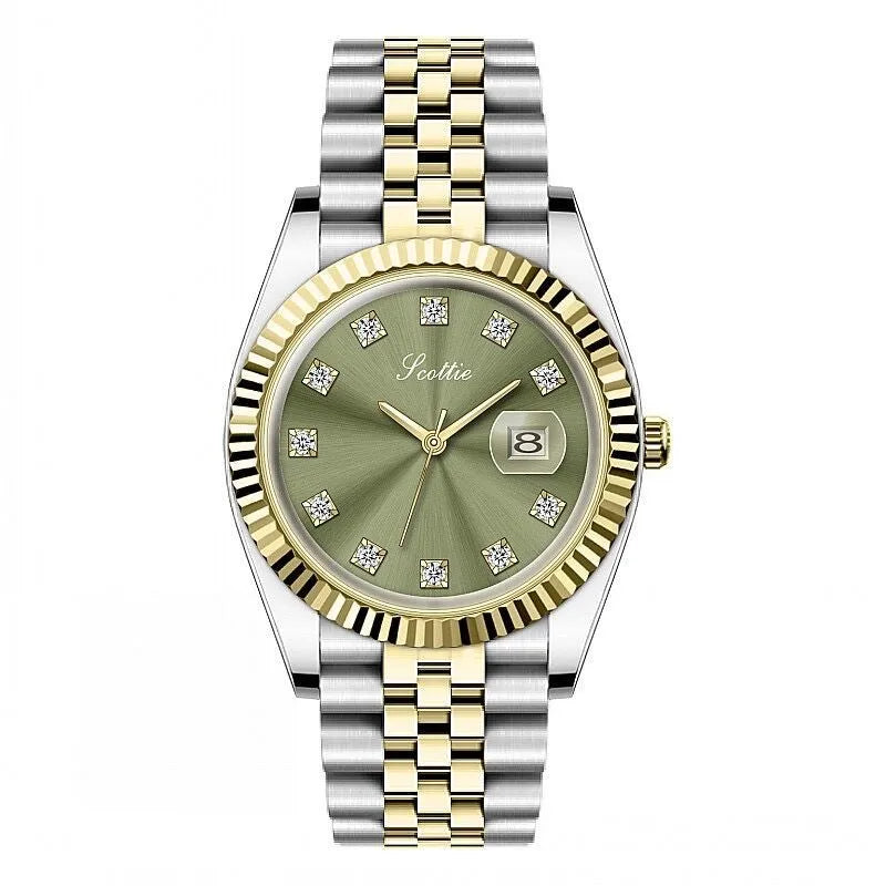 scottie7590 poetry Gaudi women's watch steel belt calendar women's watch waterproof chattering live